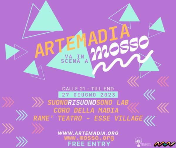ArteMadia va in scena a Mosso